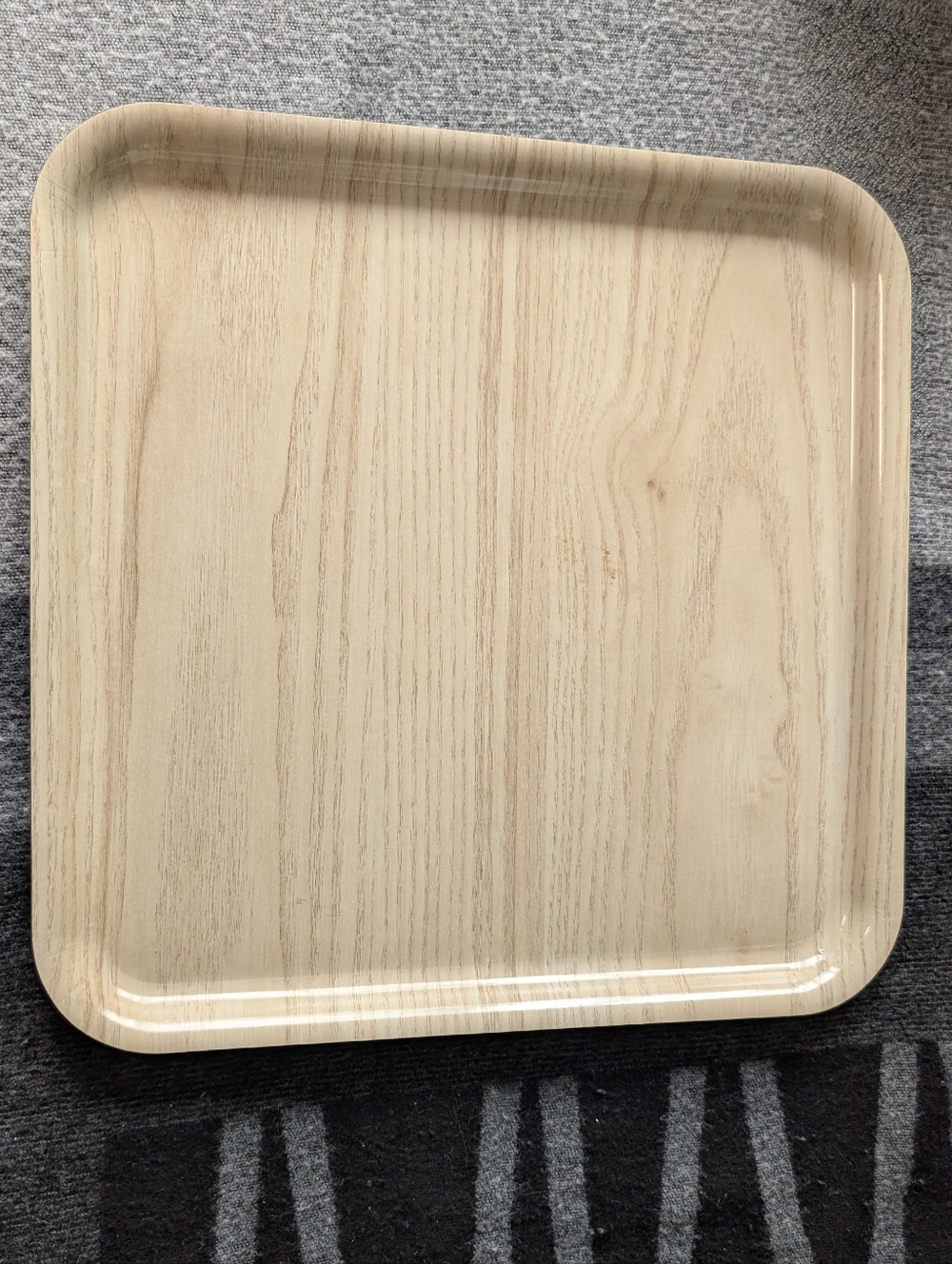 Ikea Woodgrain Plastic Tray